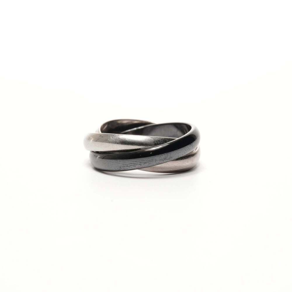 Cartier Authentic Silver Trinity Ring - image 4